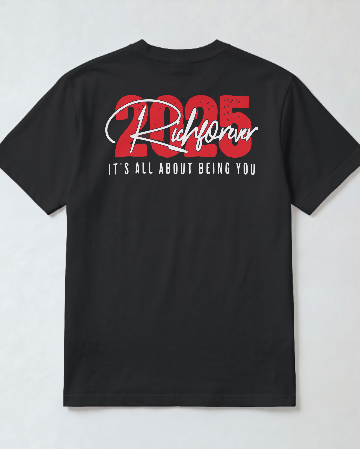 Camiseta 2025 Negra